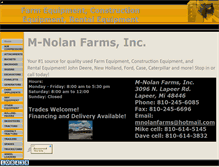 Tablet Screenshot of mnolanfarms.com